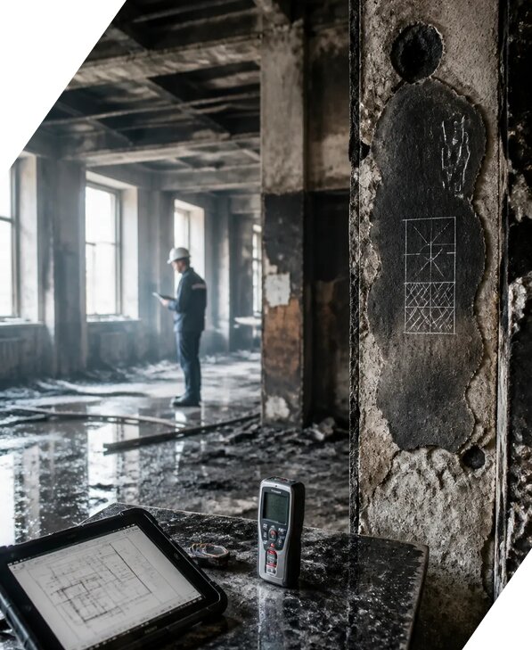Обследование зданий после пожара в Кирове от 15543 р. | ЭкспертизаРоссия