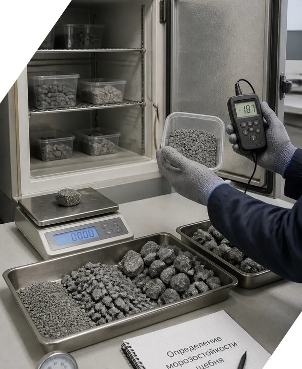 Определение морозостойкости щебня в Кирове от 3627 р. | ЭкспертизаРоссия