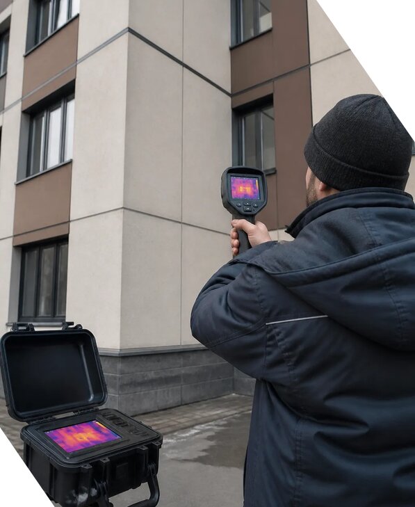 Тепловизионное обследование зданий и сооружений в Кирове